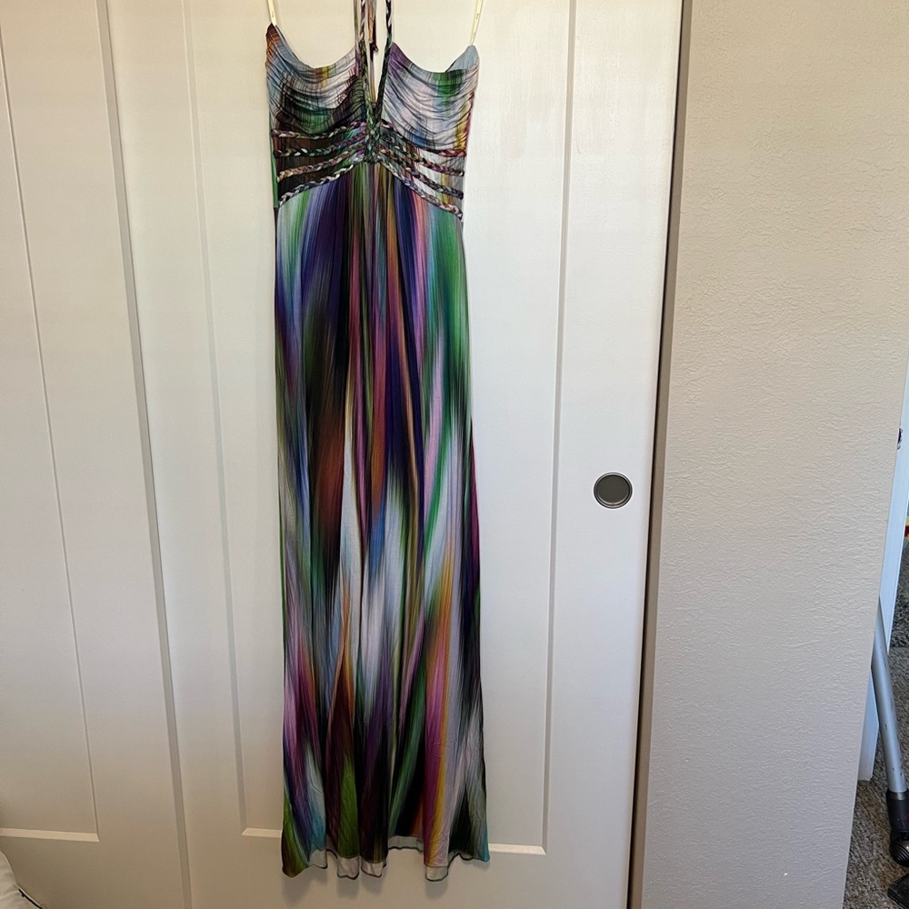 Sky Halter Maxi Dress Sz M